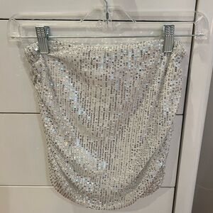 That’s so Fetch Silver Sequin Skirt